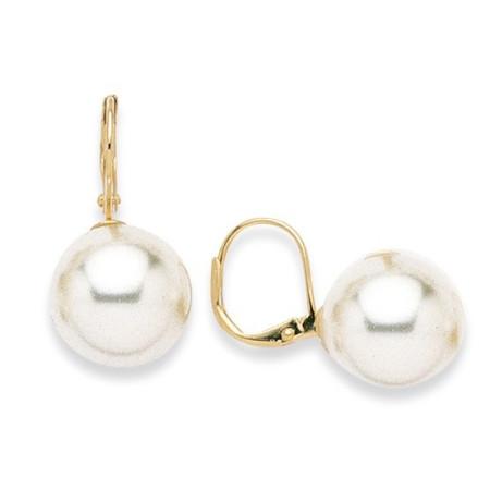 Boucles d\'oreilles perles de Majorque. - Bijouterieonline.com