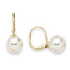 Boucles doreilles perles de Majorque.