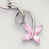 Pendentif en argent papillon en vol