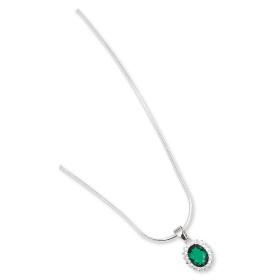 Pendentif en argent et oxyde de zirconium. - Bijouterieonline.com