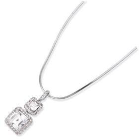 Pendentif en argent et oxyde de zirconium. - Bijouterieonline.com