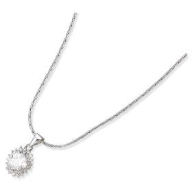 Pendentif en argent et oxyde de zirconium. - Bijouterieonline.com