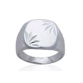Chevalière en argent. - Bijouterieonline.com