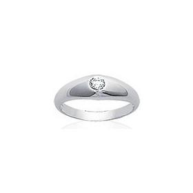 Bague en argent et oxyde de zirconium. - Bijouterieonline.com