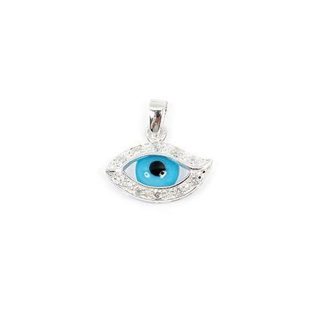 Pendentif argent oeil.