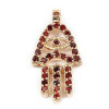 Pendentif Main de Fatma plaqué or.