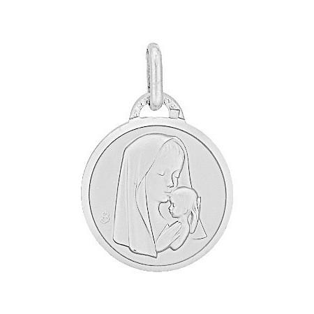 Médaille vièrge en argent.