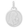 Médaille vièrge en argent.