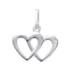 duo de coeurs en argent