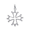 pendentif croix Occitane en argent