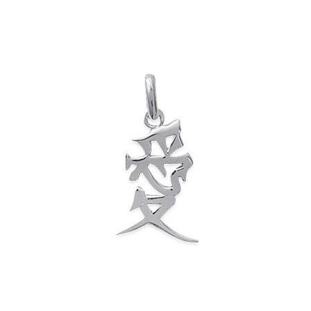 Pendentif amour chinois en argent