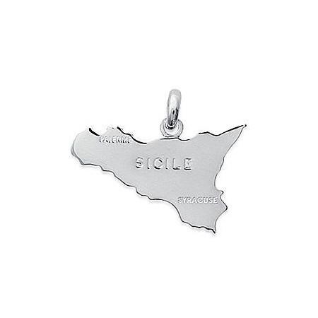 Pendentif Sicile en argent