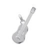 Pendentif guitare en argent