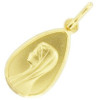 Médaille vièrge plaqué or.