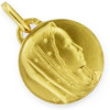 Médaille vièrge plaqué or.