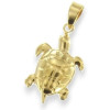 Pendentif tortue de mer plaqué or