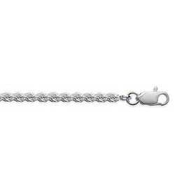 Chaîne en argent maille corde ronde 3 mm - Bijouterieonline.com