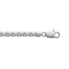 Chaîne en argent maille corde ronde 4 mm - Bijouterieonline.com