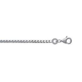 Chaîne en argent maille anglaise bombée 2 mm - Bijouterieonline.com