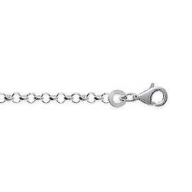 Chaîne en argent maille jaseron allégée 2 mm - Bijouterieonline.com