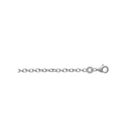 Chaîne en argent maille forçat diamantée 1,90 mm