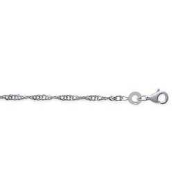 Chaîne en argent maille singapour 1,90 mm - Bijouterieonline.com