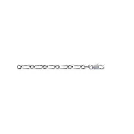 Chaîne en argent maille figaro 3 mm