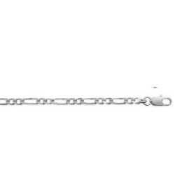 Chaîne en argent maille figaro 3 mm - Bijouterieonline.com