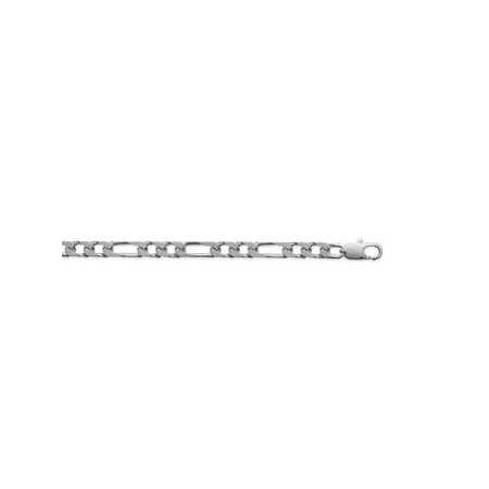 Chaîne en argent maille figaro 4 mm - Bijouterieonline.com