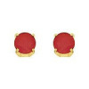 Clous d'oreilles rubis