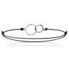 Bracelet argent bulles