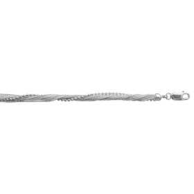 Bracelet argent multi fils avec boules et batonnets - Bijouterieonline.com