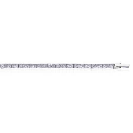 Bracelet argent rivière d\'oxydes de zirconium - Bijouterieonline.com