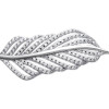 Bracelet argent grosse feuille