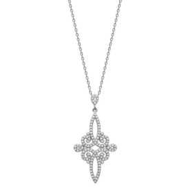 Collier argent motif style 1800 - Bijouterieonline.com