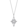 Collier argent motif style 1800