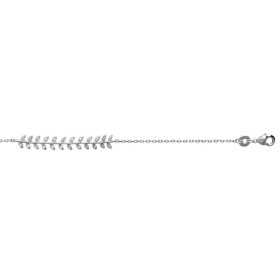 Bracelet argent rameau d\'olivier pavé doxydes de zirconium blanc - Bijouterieonline.com