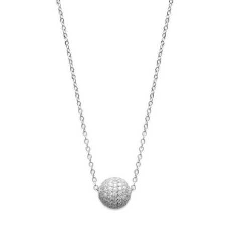 Collier argent sphère de 9 mm - Bijouterieonline.com