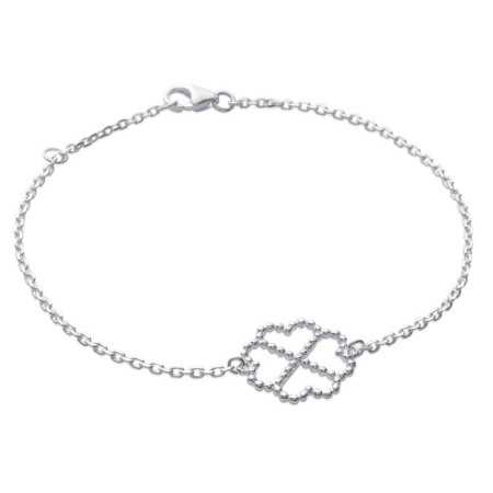 Bracelet argent 925 trèfle à 4 feuilles – Bijouxmode