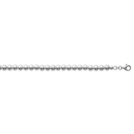 Bracelet argent boules en argent de 6 mm