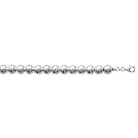 Bracelet argent boules en argent de 10 mm