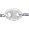 Bracelet argent grains de café en nacre véritable - Bijouterieonline.com