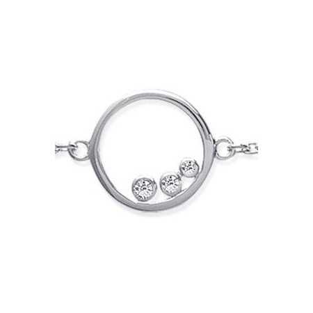 Bracelet argent oxydes de zirconium