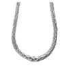 Collier argent maille palmier dégradée de 8 mm - Bijouterieonline.com