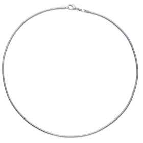 Collier argent maille omega ronde de 2 mm - 42 cm