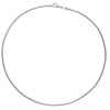 Collier argent maille omega ronde de 2 mm
