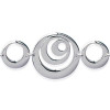 Bracelet argent motifs ronds fantaisie