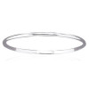 Bracelet jonc argent fil demi-rond de 3 mm