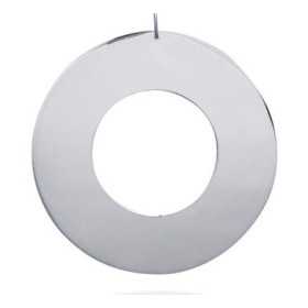 Collier argent 2 disques persés de 20 mm