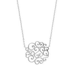 Collier argent enchevêtrement d\'arabesques de 25 mm - Bijouterieonline.com